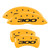 MGP 4 Caliper Covers Engraved Front & Rear 300/2017 Yellow - 32016S301YL