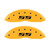 MGP 2 Caliper Covers Engraved Silverado SS Yellow - 14238FSS3YL