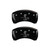 MGP Rear set 2 Caliper Covers Engraved Rear GT500 Shelby & Cobra Black - 10010RGT5BK