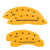 MGP 4 Caliper Covers Engraved Front & Rear Durango Yellow - 12043SDG1YL