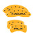 MGP 4 Caliper Covers Engraved Front Acura Engraved Rear RLX Yellow - 39014SRLXYL