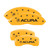 MGP 4 Caliper Covers Engraved Front & Rear Acura Yellow - 39001SACUYL