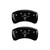 MGP Rear set 2 Caliper Covers Engraved Rear 2015/Bar & Pony Black - 10203RMB2BK