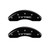 MGP Front set 2 Caliper Covers Engraved Front i-Vtec Black - 20208FIVTBK