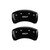 MGP 4 Caliper Covers Engraved Front & Rear MGP Matte Black - 22110SMB