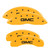 MGP 4 Caliper Covers Engraved Front & Rear GMC Yellow - 34011SGMCYL