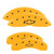 MGP 4 Caliper Covers Engraved F & R Bowtie Yellow - 14002SBOWYL
