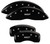 MGP 4 Caliper Covers Engraved Front & Rear MGP Black - 36027SBK