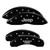 MGP 4 Caliper Covers Engraved F&R 11-18 Jeep Grand Cherokee Black - 42020SJPLBK
