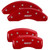 MGP 4 Caliper Covers Engraved Front & Rear MGP Red - 21193SRD