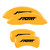 MGP 4 Caliper Covers Engraved Front & Rear No bolts/Sport Yellow - 10229SSP1YL