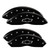 MGP 4 Caliper Covers Engraved F & R Bowtie Black - 14243SBOWBK