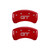 MGP Rear set 2 Caliper Covers Engraved Rear S197/GT Red - 10010RMG2RD