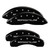 MGP 4 Caliper Covers Engraved Front & Rear Magnum Black - 12088SMGMBK