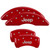 MGP 4 Caliper Covers Engraved Front & Rear JEEP Red - 42012SJEPRD