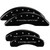 MGP 4 Caliper Covers Engraved Front & Rear C7/Corvette Black - 13084SCV7BK