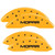 MGP 4 Caliper Covers Engraved Front & Rear Mopar Yellow - 12124SMOPYL