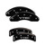 MGP 4 Caliper Covers Engraved Front & Rear Vtech Black - 39002SVTCBK