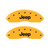 MGP 2 Caliper Covers Engraved Front Jeep Yellow - 42009FJEPYL