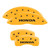 MGP 4 Caliper Covers Engraved Front & Rear Honda Yellow - 20201SHONYL