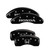 MGP 4 Caliper Covers Engraved Front Honda Rear H Logo Black - 20225SHOHBK