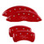 MGP 4 Caliper Covers Engraved Front & Rear Vintage Style/RT Red - 12181SRTRRD