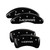 MGP 4 Caliper Covers Engraved Front & Rear MOPAR Black - 42013SMOPBK