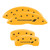 MGP 4 Caliper Covers Engraved Front & Rear With stripes/Dodge Yellow - 12192SDD3YL
