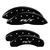 MGP 4 Caliper Covers Engraved Front & Rear RT1-Truck Black - 55001SRT1BK
