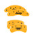 MGP 4 Caliper Covers Engraved Front JEEP Engraved Rear JEEP Grill logo Yellow - 42016SJPLYL