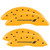 MGP 4 Caliper Covers Engraved F & R Stripes/Dodge Yellow - 12124SDD3YL