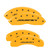 MGP 4 Caliper Covers Engraved Front & Rear With out stripes/Journey Yellow - 12200SJN1YL