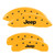 MGP 4 Caliper Covers Engraved Front & Rear Jeep Yellow - 42004SJEPYL