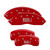 MGP 4 Caliper Covers Engraved Front & Rear Mach 1 Red - 10017SMCHRD