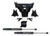2023 Ford F-250/350 with Stabilizers Dual Steering Stabilizer Kit - No lift req. - Superlift 92751
