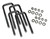 U-Bolt 4 Pack 5/8x2/1/2x12 Square w/ Hardware - Superlift 11054