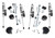 18-22 Jeep Wrangler JL (NO Mojave) 4WD 2.5in Coil Spacer Lift Kit w/Fox 2.0 Res Shocks - Superlift K187FX