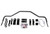 Hellwig Chevrolet Camaro Tubular 7/8in Rear Sway Bar - 55817
