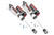 2018-2022 Jeep Wrangler JL (2 Door) 4WD 3.5-4.5" Adjustable Vertex Shocks - Rough Country 689007