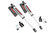 2007-2018 Jeep Wrangler JK (2 Door) 4WD 3.5-6" Adjustable Vertex Shocks - Rough Country 689006
