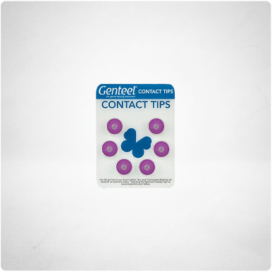 PetTest Genteel Replacement Contact Tips (6 Pack - Purple)