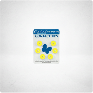 PetTest Genteel Replacement Contact Tips (6 Pack - Yellow)