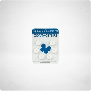 PetTest Genteel Replacement Contact Tips (6 Pack - Clear)