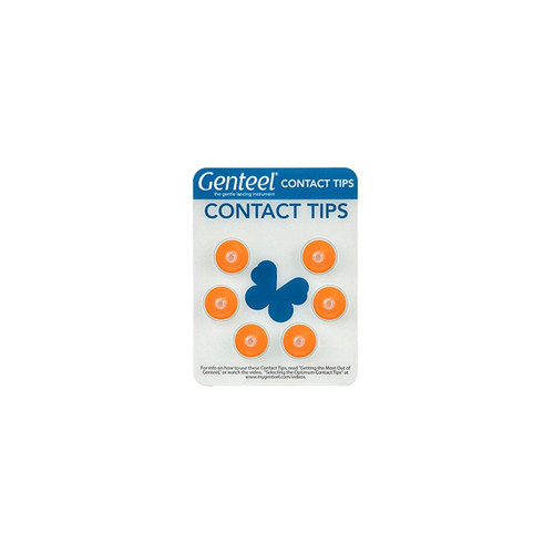 PetTest Genteel Replacement Contact Tips (6 Pack - Orange)