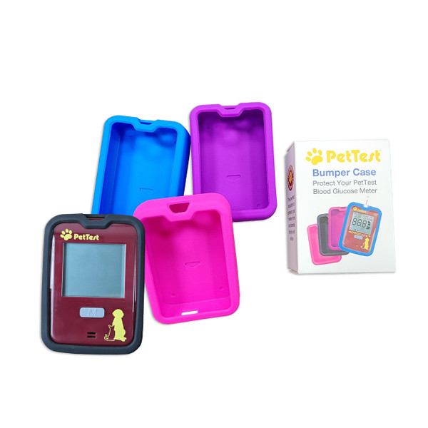 Protective Pink Bumper Case for PetTest Meter (PT-110-PINK)