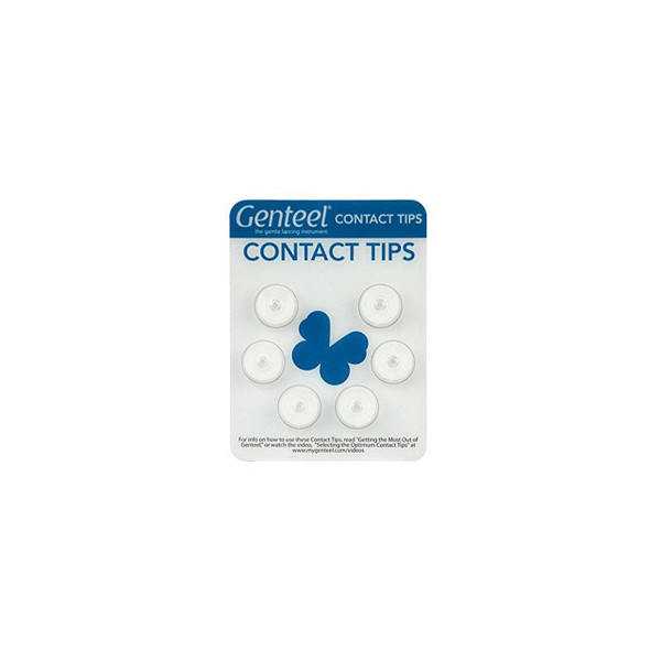 PetTest Genteel Replacement Contact Tips (6 Pack - Clear)