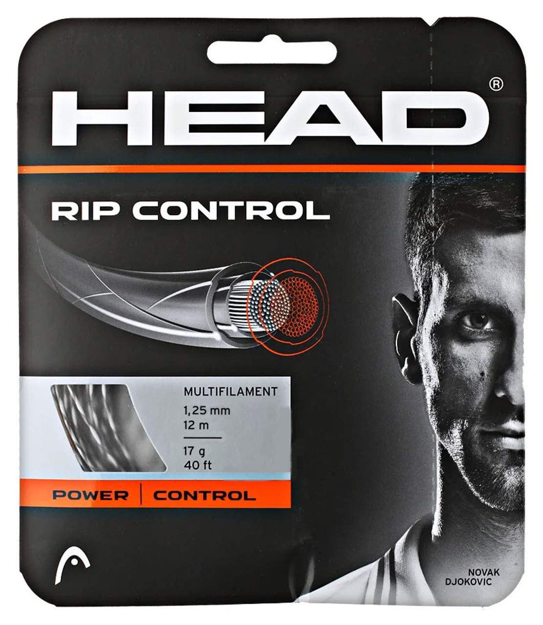 Head RIP Control 16 1.30mm Tennis Strings Set 