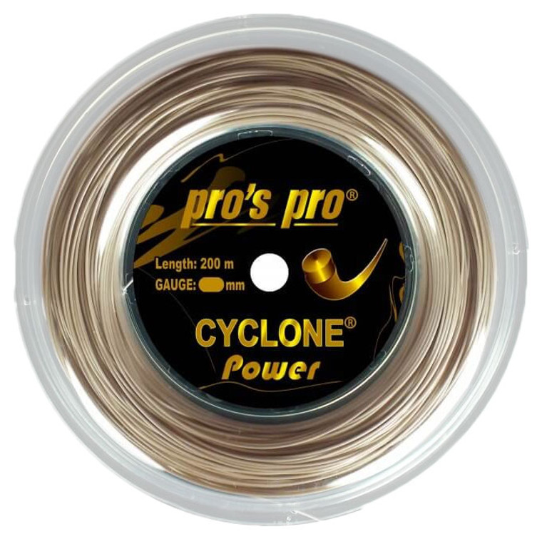 Pro's Pro Cyclone Power 16L 1.25mm Tennis Strings 200M Reel 