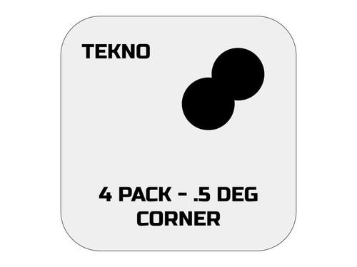 Delrin Inserts for Tekno 1/8 Vehicles - (4 PACK) - .5 DEG CORNER