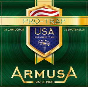 ARMUSA PRO-TRAP USA (1 1/8 OZ.) #7.5 (1 CASE OF 250 SHELLS) FROM $105 + FREE SHIPPING ARMUSA PRO-TRAP USA (1 1/8 OZ.) #7.5 (1 CASE OF 250 SHELLS) FROM $105 + FREE SHIPPING
